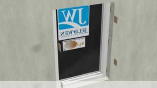 JELDWEN Flush Fin or Windowmaster EZ Frame Vinyl Window Installation [upl. by Zsamot]