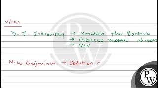 Find the mismatch pair1 TO Diener Viroids are found to be free DNA2 WM Stanleyampnd [upl. by Akcir]