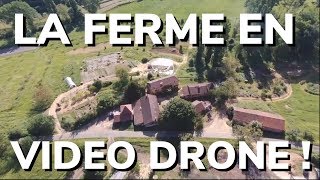 Ferme en permaculture vue du ciel [upl. by Rhoades]