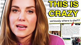 KATE MIDDLETON MISSING SITUATION IS CRAZY photoshop drama [upl. by Lletnom371]