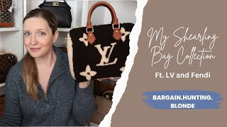 My Shearling Bag Collection Ft LV and Fendi [upl. by Lesya]