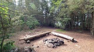 Campsite 1022  Perent Lake  On the island in the northeast bay of this lake in the BWCA [upl. by Akema39]