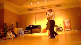 Todd amp Ramonas lindy hop demo in Tokyo  Mood for Swing 2013 [upl. by Annaerda]