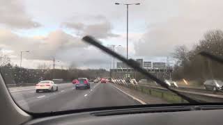 M61  M60 motorway to Manchester and Preston today 🛣️ [upl. by Mirilla659]