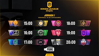 👑 Kings League InfoJobs  JORNADA 1 ⚽ KINGSLEAGUEJ1 [upl. by Eyde]