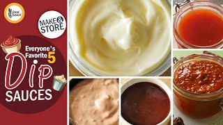 Everyone’s favorite 5 dip sauces Recipes By Food Fusion [upl. by Carol-Jean]