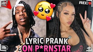 POLO G  “RAPSTAR”  LYRIC PRANK ON PRNSTAR 💦 [upl. by Eatton]