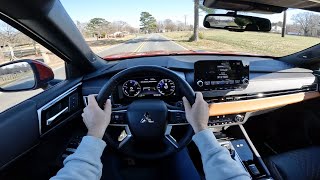 2024 Mitsubishi Outlander PHEV SEL POV Drive Impressions and ASMR [upl. by Ettenyl]