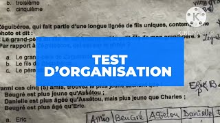 Correction du sujet de test d’organisation cycle moyen supérieur de l’ENA CI entrée en 2019 [upl. by Milano]