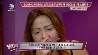 WOWBIZ 30012017  Narcisa in scandal cu Nicolae Guta  editie COMPLETA HD [upl. by Nilyahs]