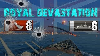 ROYAL Devastation  8kills AP CONQ  World of Warships [upl. by Bovill]