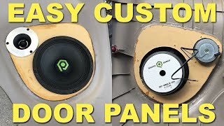 EASY Custom Door Panels  Mids and Supertweeters [upl. by Eleinad401]