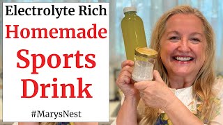 The Easy Way to Make Homemade Electrolyte Drinks and Sports Drinks [upl. by Nnylirak]