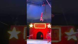 Epic Teeter Totter Launch Circus Performance 🎪 circus circusarts circuslife [upl. by Herculie]