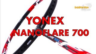 Yonex Nanoflare 700 Red 4U Version Badminton Racket Specification Review [upl. by Egon]