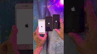 Test Boot iPhone 7 vs iPhone 8 vs iPhone Se 2 [upl. by Arimahs853]