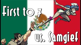 Getting Grabbed by Beowulf Again  FT7 vs Samgief  Skullgirls 2nd Encore [upl. by Naut]