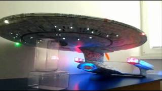 Flying RC Model StarTrek USSEnterprise NCC1701D Part 1 [upl. by Idnek]