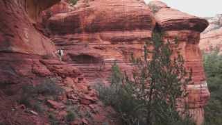 An ancient pictograph site in the Secret Mountain Wilderness near Sedona Arizona [upl. by Eigriv869]