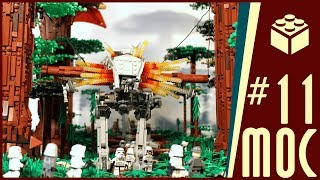 LEGO Star Wars Battle of Endor 20 MOC [upl. by Tootsie324]