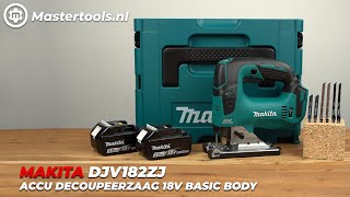 Makita DJV182ZJ Accu Decoupeerzaag 18V Basic Body  Mastertoolsnl [upl. by Smitt]