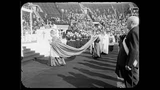 Pontifical Mass at Eucharistic Congress in Buffalo New York 1947 HD [upl. by Fineman28]