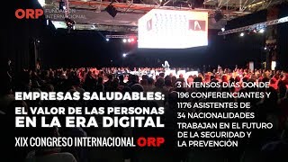 🔴 XIX CONGRESO INTERNACIONAL ORP2019 MADRID [upl. by Nitsej]