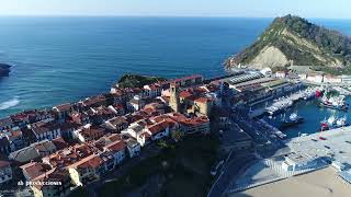 Zarautz Getaria y Zumaia desde el Aire UHD 4K [upl. by Bayer]