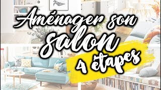 COMMENT AMÉNAGER SON SALON À VIVRE [upl. by Haas]