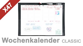 Der Wochenkalender quotCLASSICquot von X47  Final Cut X4724 [upl. by Roscoe]