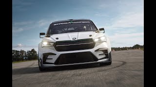 SKODA Enyaq RS Race [upl. by Ecadnak]