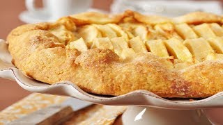 Apple Frangipane Tart Recipe Demonstration  Joyofbakingcom [upl. by Hembree]