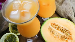 How to Make Summertime Cantaloupe Juice  So Refreshing  Definitely A thirst Quencher [upl. by Asiela]