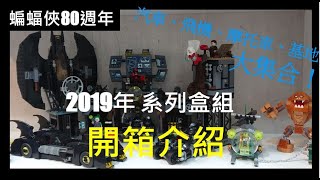 磚心玩樂 EP2 LEGO 樂高 2019 蝙蝠俠80週年系列盒組開箱介紹76118761197612076122 [upl. by Linkoski]