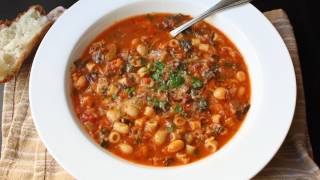 Minestrone Soup Recipe  Italian Vegetable and Pasta Soup [upl. by Young]