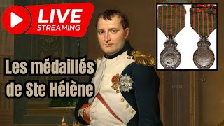 Live Généalogie  Les médaillés de SainteHélène combattants de Napoléon [upl. by Eelesor123]