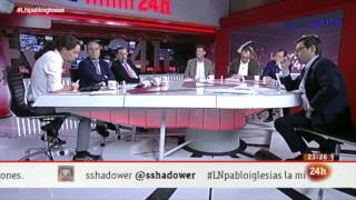 Pablo Iglesias deja en ridículo a Alfonso Rojo en TVE [upl. by Sophie]