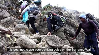 How hard is to climb Kilimanjaro Barranco wall [upl. by Ennaxxor]