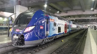 SNCF Bombardier Regio 2N TER Centre à Paris Montparnasse [upl. by Anwahsad922]