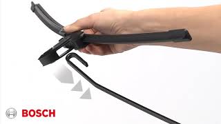 Bosch Wiper Blades Installation Hook AR type [upl. by Rance]