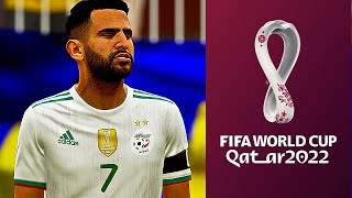 ALGERIE  BRESIL  World Cup Qatar 2022  FIFA 21 PS5 MOD  Huitème de Finale [upl. by Atnes]