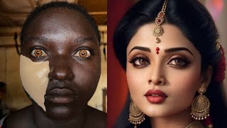 AISHWARYA RAI 😳🔥 UNBELIEVABLE 😱👆 BRIDAL MAKEUP TRANSFORMATION 🔥😳 💉 MAKEUP TUTORIAL💄 [upl. by Peppard]