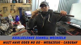 Axialgelenke  Spurstangen wechsel  MUST HAVE´s oder auch nicht [upl. by Weinreb]