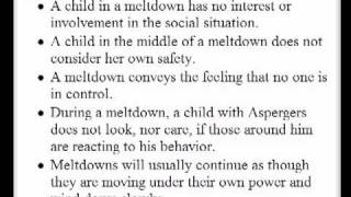 Aspergers Meltdowns vs Temper Tantrums [upl. by Veronike975]