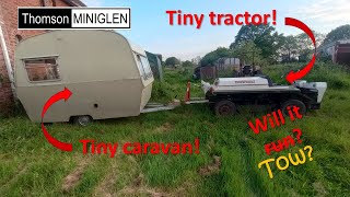 The project continues  attaching the hitch to my Thomson Mini Glen caravan [upl. by Peoples]