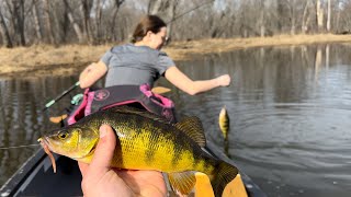 My Favorite OneTwo Punch for Perch Fishing [upl. by Reiss507]