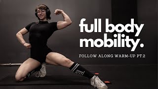 FULL BODY WARMUP  Guided Mobility Routine [upl. by Ettigirb]