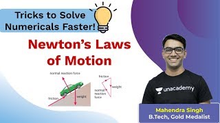 Physics Numerical  Newtons Laws of Motion  Class 11  Unacademy NEET  Mahendra Sir [upl. by Utter]