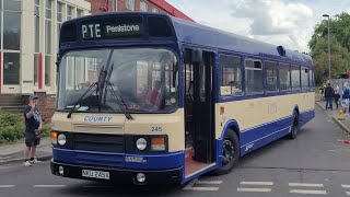 Preserved Leyland National quot245quot NKU 245X at South Yorkshire Transport Trust [upl. by Lodmilla]