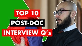 Top 10 Postdoc Interview Questions  How To Answer Post Doctoral Questions [upl. by Temirf435]